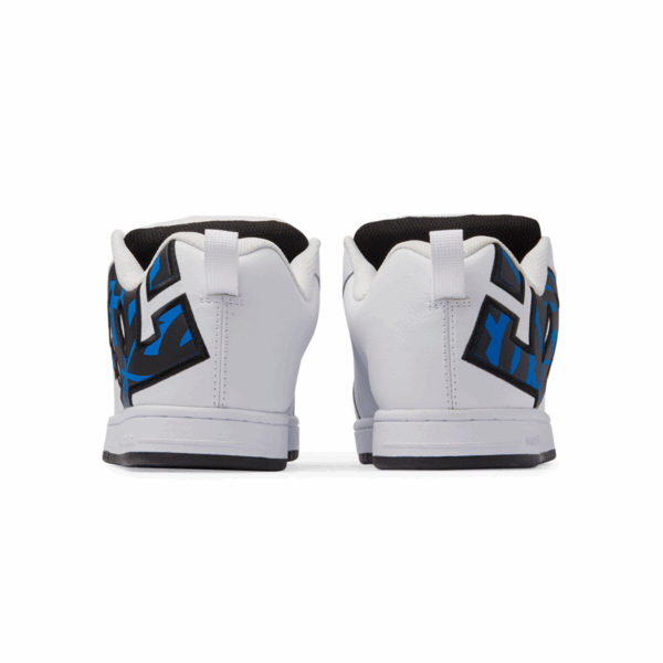 TENIS HOMBRE BLANCO AZUL DC SHOES COURT GRAFFIK - Imagen 8