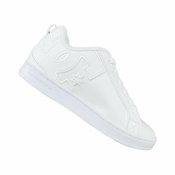 TENIS MUJER BLANCO DC SHOES COURT GRAFFIK - Imagen 2