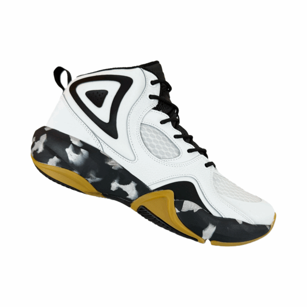 TENIS BLANCOS NEGROS HOMBRE BOTA SHAQ RADIATE BASQUETBALL - Imagen 6