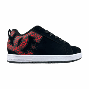 Tenis para Hombre Negros Rojos Court Graffik Dc Shoes