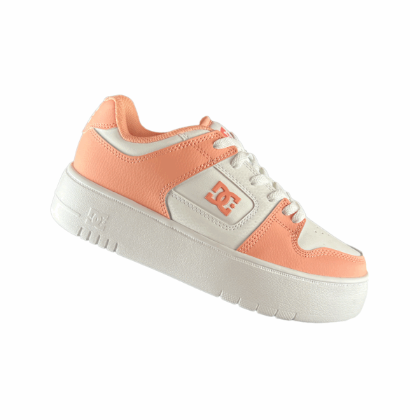Tenis Para Mujer De Plataforma Dc Shoes Manteca Rosa Blanco - Imagen 7