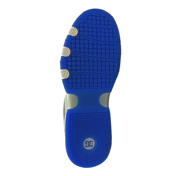 Tenis Dc Shoes Metric Shanahan Blanco Gris Azul Hombre Aswb - Imagen 5