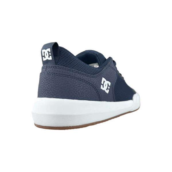 Tenis Para Hombre Comodos Azul Blanco Dc Shoes Transit - Imagen 4