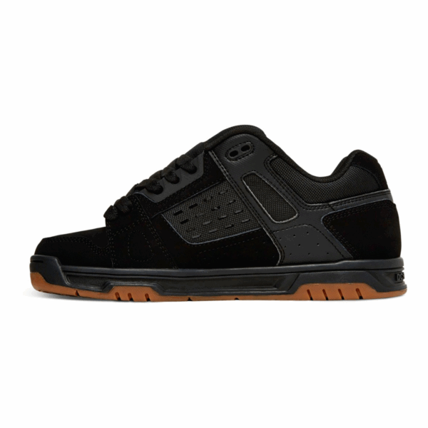 Tenis Dc Stag Todo Negro Liga Hombre Original 320188bgm - Imagen 3