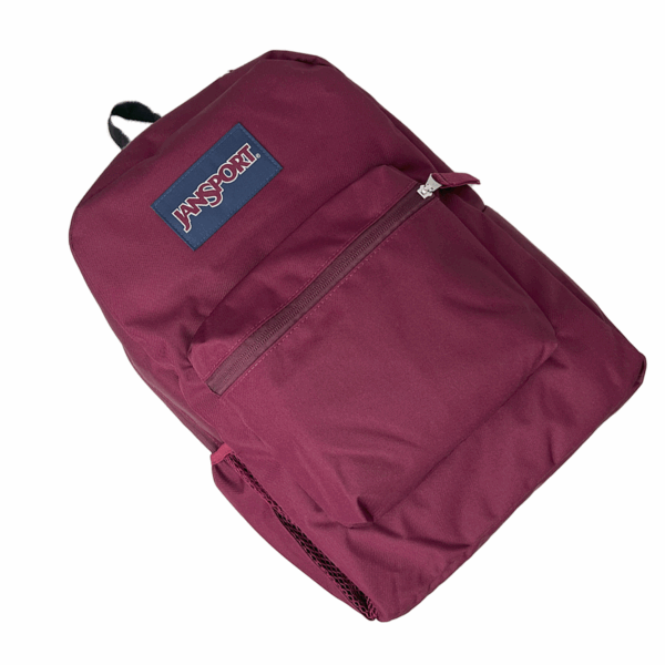 Mochila Jansport Para Hombre Mujer Cross Town Vino - Imagen 2