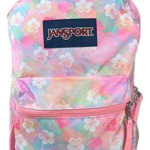 Mochila Escolar Jansport Cross Town Rosa Floral 26l