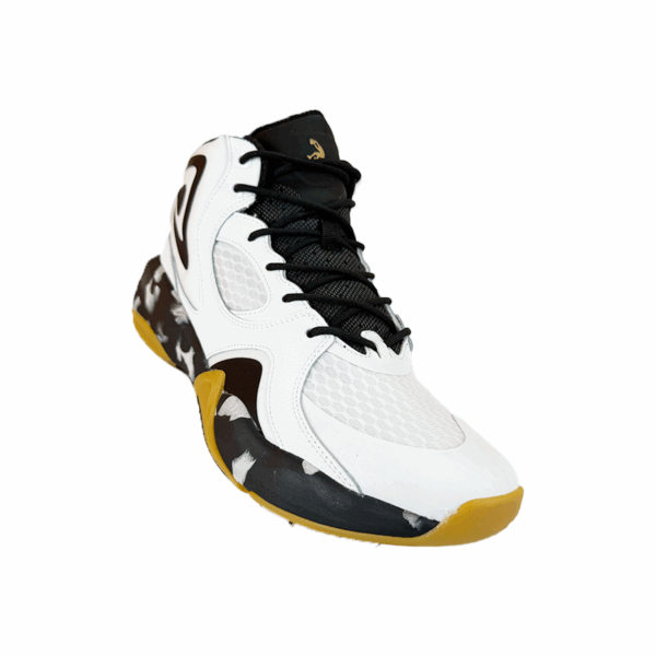 TENIS BLANCOS NEGROS HOMBRE BOTA SHAQ RADIATE BASQUETBALL - Imagen 3
