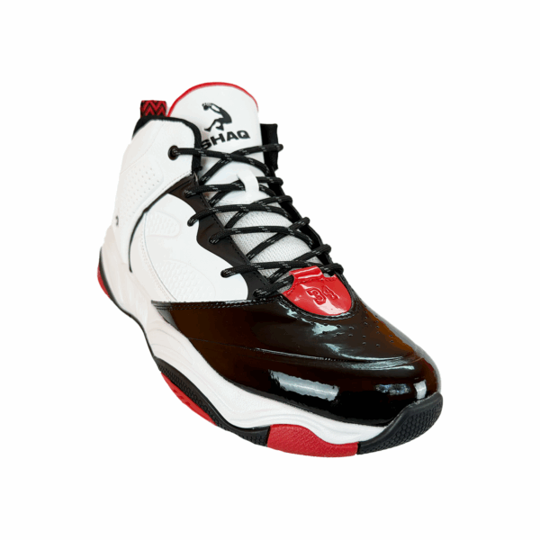 tenis blancos negros rojs shaq BOTA storm basquetball - Imagen 6