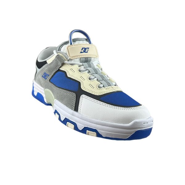 Tenis Dc Shoes Metric Shanahan Blanco Gris Azul Hombre Aswb - Imagen 7
