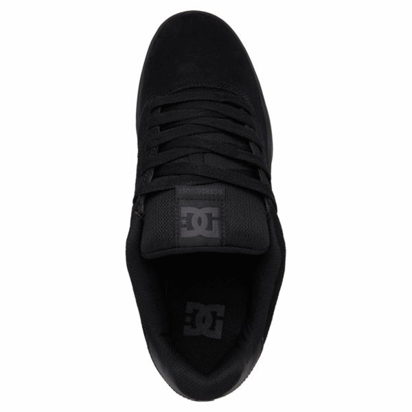 tenis totalmente negros hombre dc shoes central original - Imagen 3