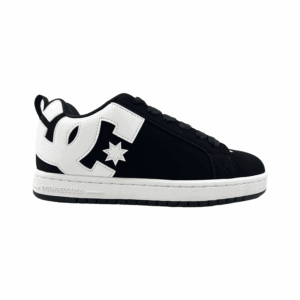 TENIS HOMBRE NEGRO BLANCO DC SHOES COURT GRAFFIK