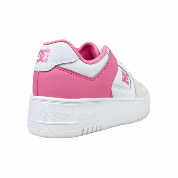 Tenis De Mujer De Plataforma Blancos Dc Shoes Manteca 4 Rosa - Imagen 5