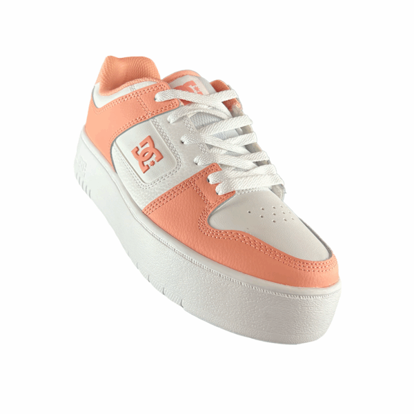 Tenis Para Mujer De Plataforma Dc Shoes Manteca Rosa Blanco - Imagen 2