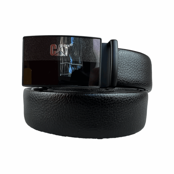 Cartera Cinturon Para Hombre Kit CAT Negro Sintetico - Imagen 4