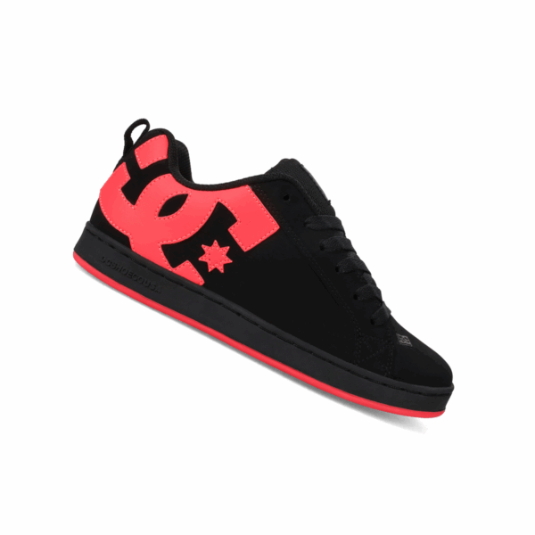 tenis mujer negros rosa court graffik original - Imagen 7