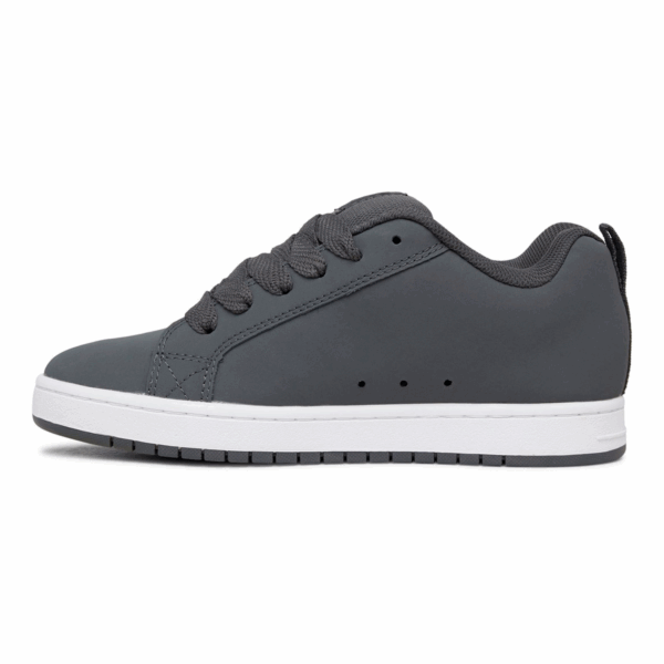 TENIS HOMBRE GRIS NEGRO COURT GRAFFIK DC SHOES ORIGINAL - Imagen 3