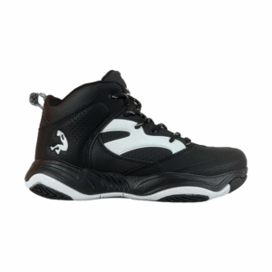 tenis negros blancos shaq bota spin move basquetbol