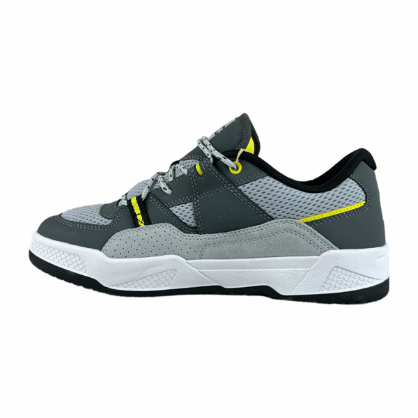 TENIS HOMBRE GRIS AMARILLO DC SHOES CONSTRUCT - Imagen 3