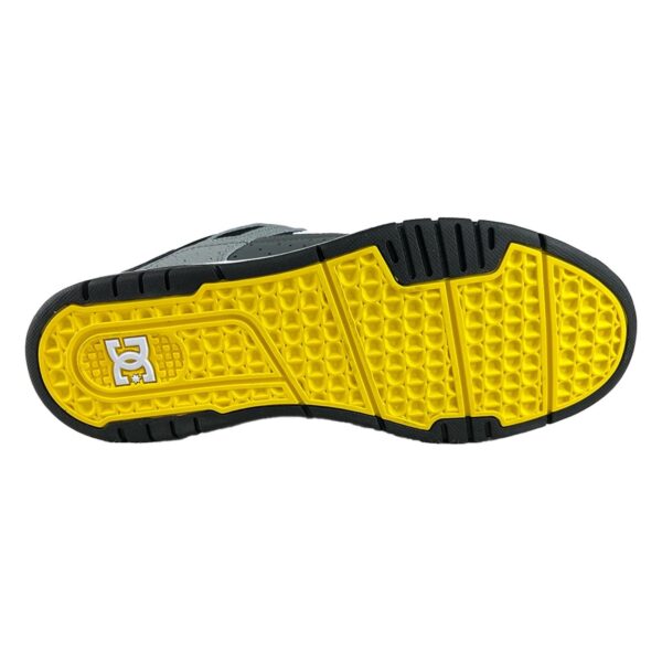 TENIS HOMBRE GRIS NEGRO AMARILLO DC SHOES STAG - Imagen 5