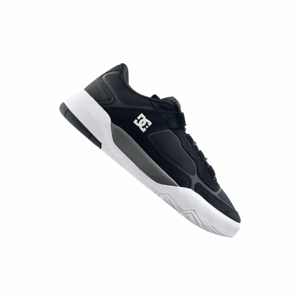 TENIS HOMBRE NEGRO BLANCO GRIS DC SHOES METRIC - Imagen 2