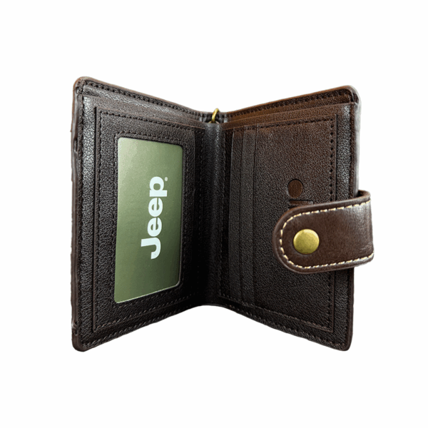 CARTERA PARA HOMBRE CAFE JEEP TARJETERO BILLETERA - Imagen 4