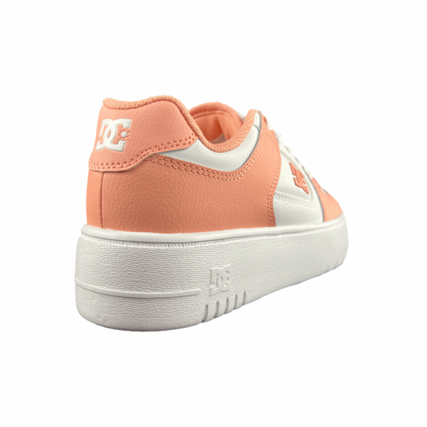Tenis Para Mujer De Plataforma Dc Shoes Manteca Rosa Blanco - Imagen 5