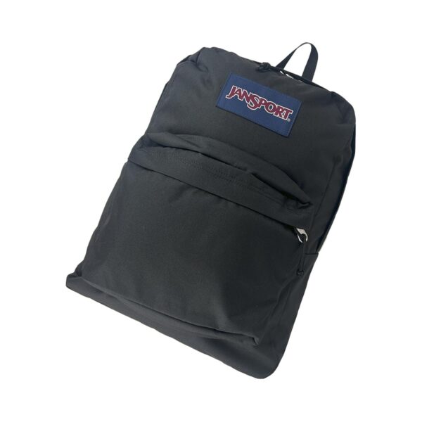 Mochila Escolar Jansport Superbreak Plus Negro Diseño Liso - Imagen 2