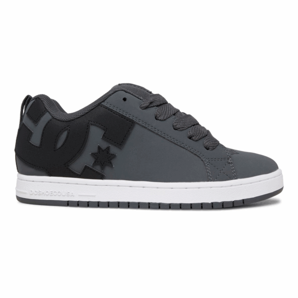 TENIS HOMBRE GRIS NEGRO COURT GRAFFIK DC SHOES ORIGINAL