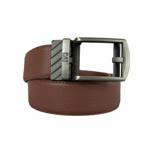 Cinturon Para Hombre Con Hebilla Sintetico CAT Cafe