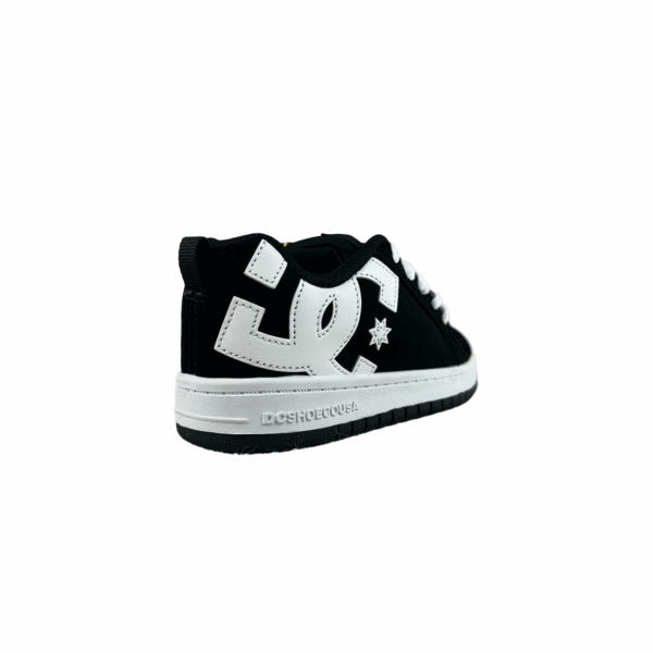 Tenis para Niño Dc Shoes Court Graffik Negro Blanco - Imagen 6
