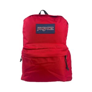 Mochila Escolar Superbreak Roja Diseño Liso 26l