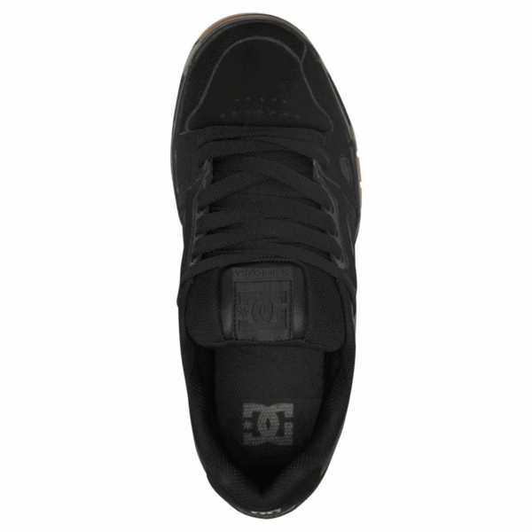 Tenis Dc Stag Todo Negro Liga Hombre Original 320188bgm - Imagen 6