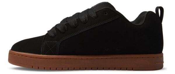 Tenis Negros Para Hombre Suela Liga Dc Shoes Court Graffik - Imagen 2