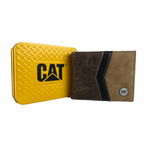 Cartera Para Hombre Billetera CAT Cafe Sintetico