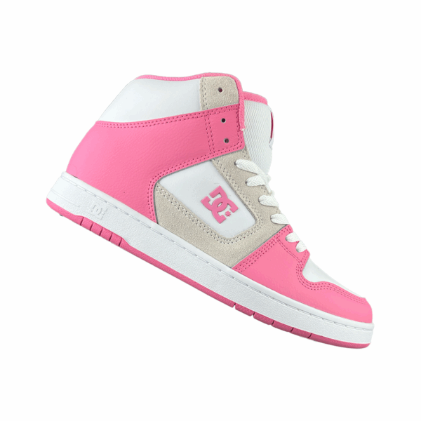 TENIS MUJER BLANCO ROSA BOTA DC SHOES MANTECA 4 HI - Imagen 2