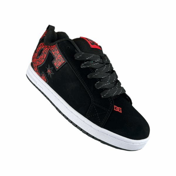 Tenis para Hombre Negros Rojos Court Graffik Dc Shoes - Imagen 5