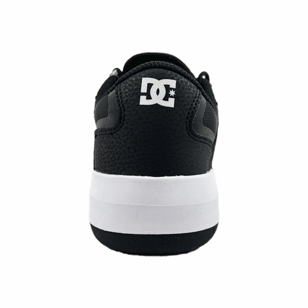 TENIS HOMBRE NEGRO BLANCO GRIS DC SHOES METRIC - Imagen 4