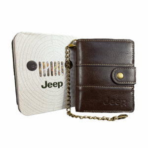 CARTERA PARA HOMBRE CAFE JEEP TARJETERO BILLETERA