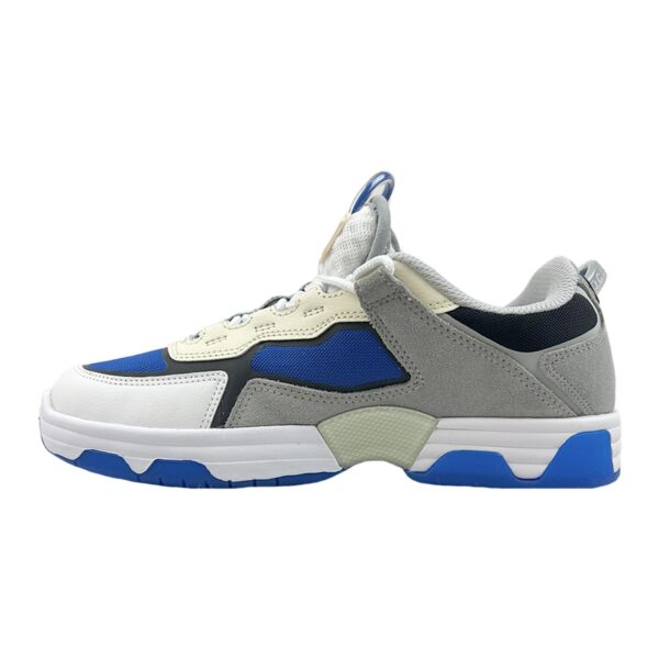 Tenis Dc Shoes Metric Shanahan Blanco Gris Azul Hombre Aswb - Imagen 3
