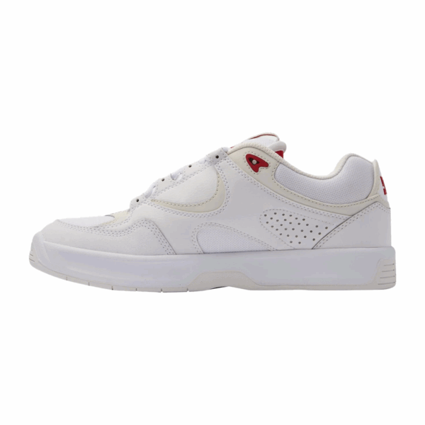 tenis blanco hombre rojo dc shoes kalynx chunky - Imagen 3