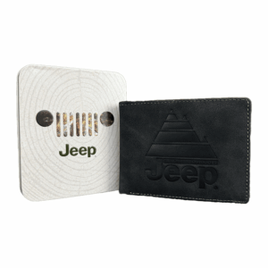 CARTERA PARA HOMBRE NEGRA VERDE JEEP TARJETERO BILLETERA