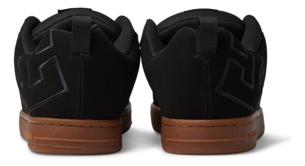 Tenis Negros Para Hombre Suela Liga Dc Shoes Court Graffik - Imagen 4