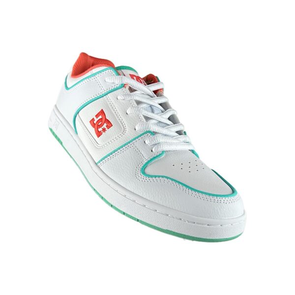 TENIS HOMBRE BLANCO VERDE DC SHOES MANTECA 4 - Imagen 5