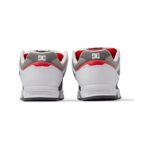 TENIS HOMBRE BLANCO GRIS DC SHOES STAG - Imagen 9