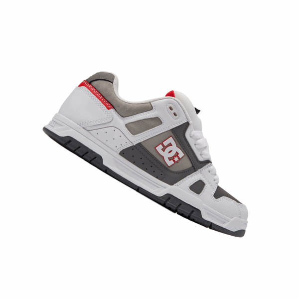 TENIS HOMBRE BLANCO GRIS DC SHOES STAG - Imagen 2