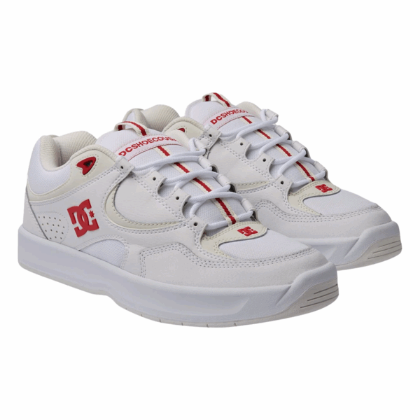 tenis blanco hombre rojo dc shoes kalynx chunky - Imagen 5
