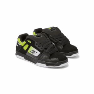 TENIS NEGRO HOMBRE VERDE STAG DC SHOES ORIGINAL