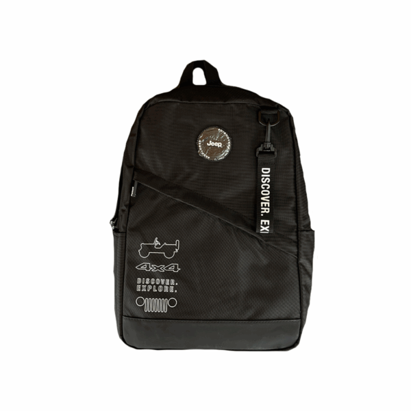 Mochilas Para Hombres negra Jeep CASUAL urbana - Imagen 5