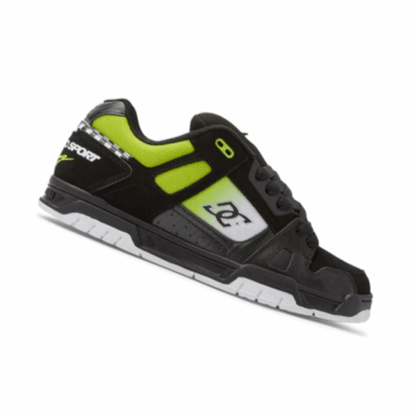 TENIS NEGRO HOMBRE VERDE STAG DC SHOES ORIGINAL - Imagen 6