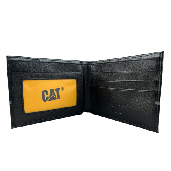 Cartera Cinturon Para Hombre Kit CAT Negro Sintetico - Imagen 3
